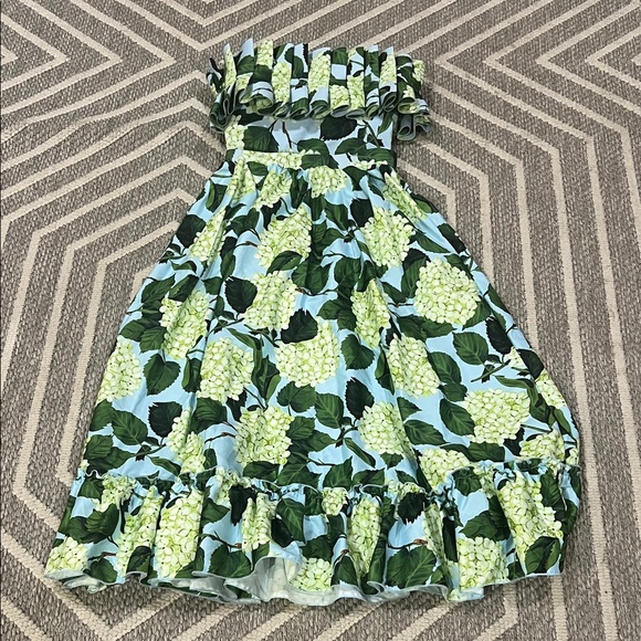 Source Unknown Green Floral Off-Shoulder Swimsuits - Picture 2 of 3